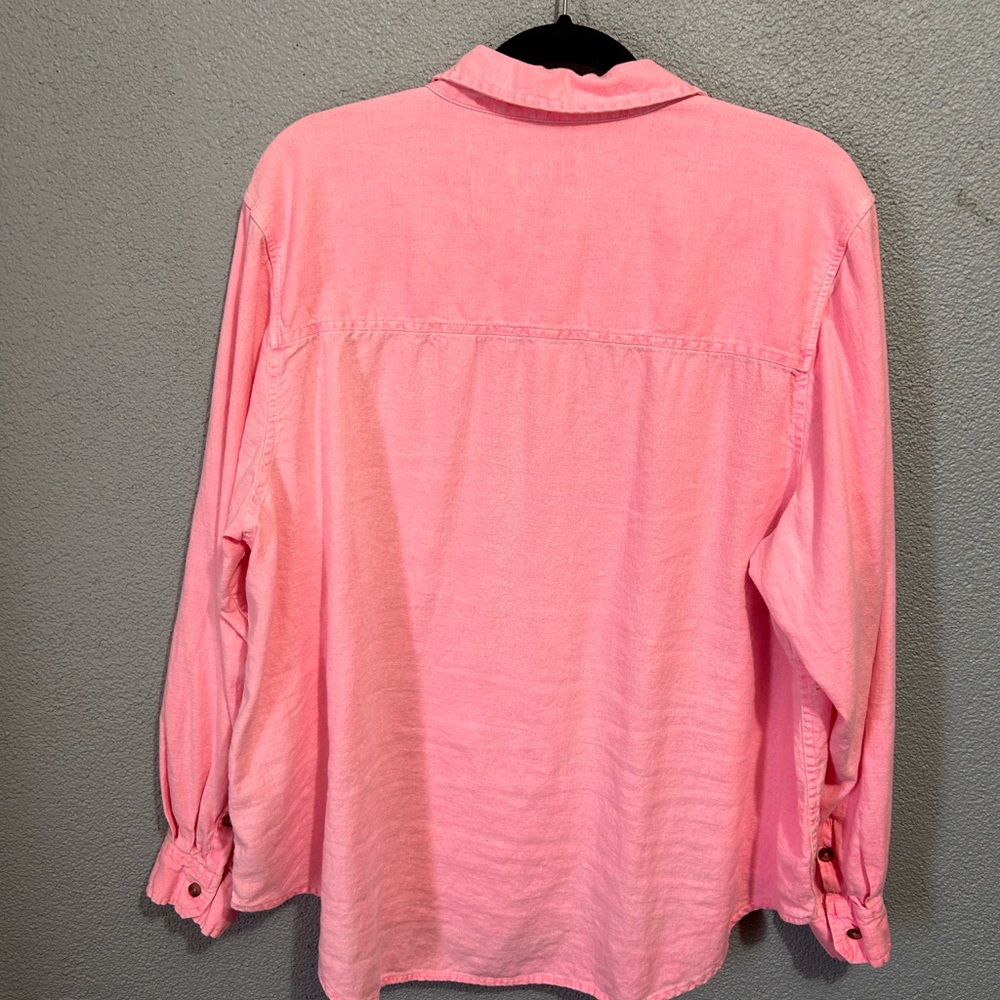 Universal Thread Part Linen Button Down Xxl - image 2